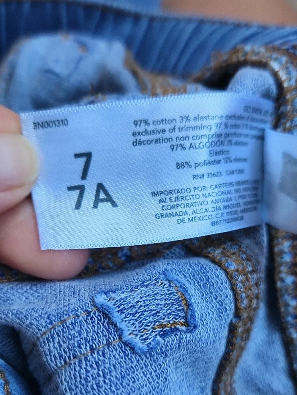 ❤️3/15$❤️ Kids Blue Knit Denim Shorts - Unbranded
